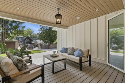 Aerial View of 1249 Frederick Road, North Vancouver, BC