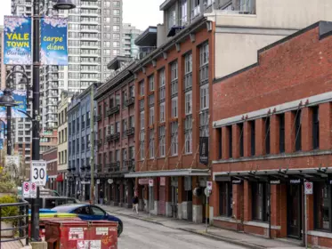 Aerial View of 401 988 Richards Street, Vancouver, BC