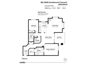 403 2068 Sandalwood Crescent, Abbotsford, BC, Abbotsford — Apartment/Condo for sale