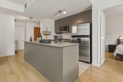 Kitchen Island Photo of 303 100 E Esplanade, North Vancouver, BC