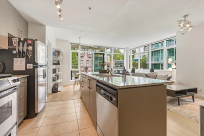 Kitchen Photo of 303 100 E Esplanade, North Vancouver, BC