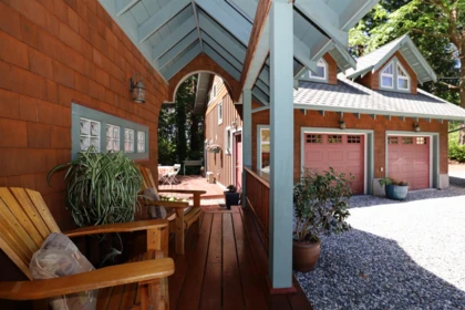 Backyard Photo of 3205 Beach Avenue, Roberts Creek, BC