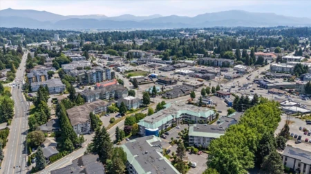 Aerial View of 206 33165 Old Yale Road, Abbotsford, BC