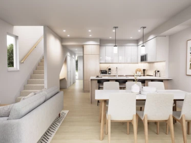 Dining Area Photo of 9 7362 Pemberton Farm Road East, Pemberton, BC