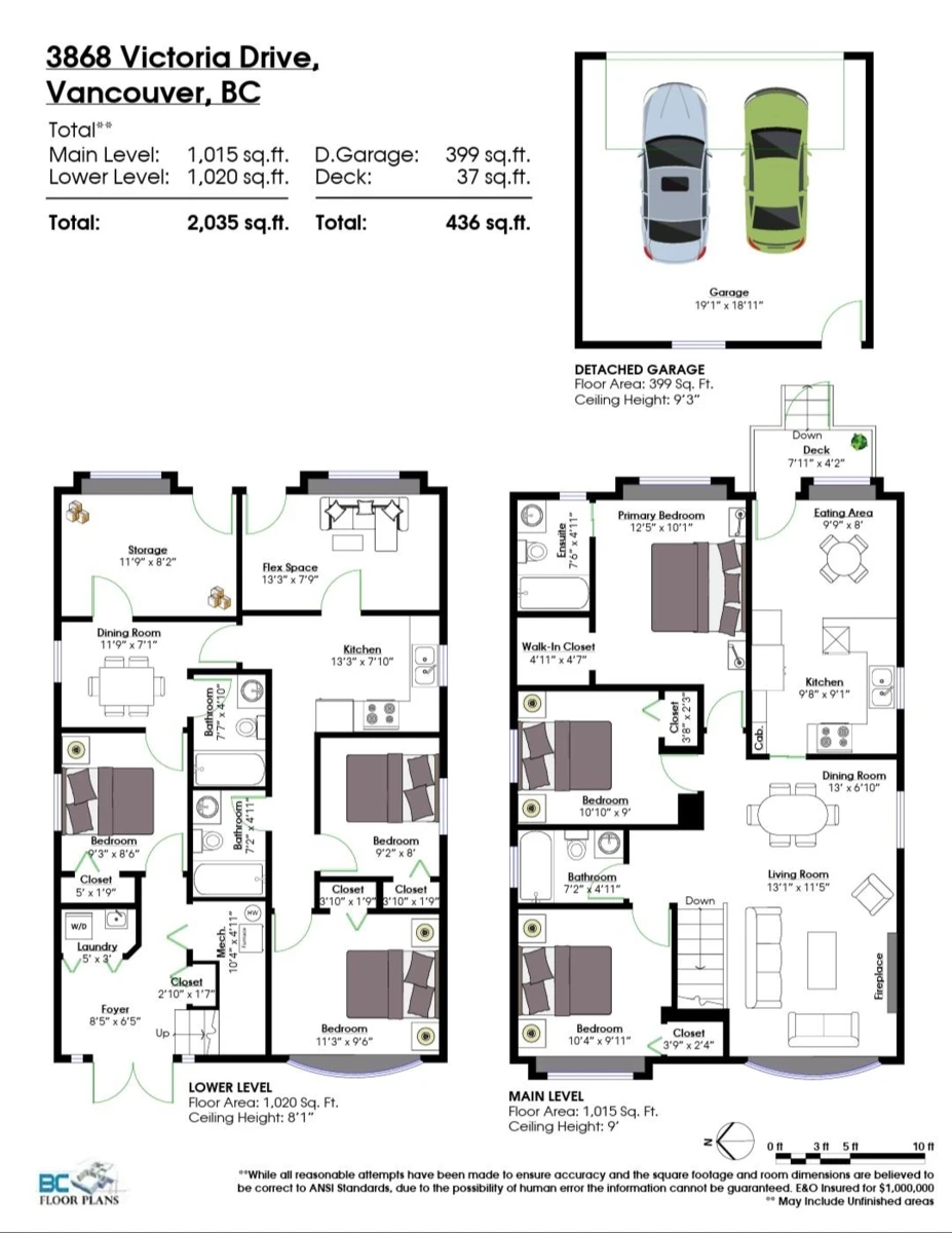 Exterior Rear Photo of 3868 Victoria Drive, Vancouver, BC