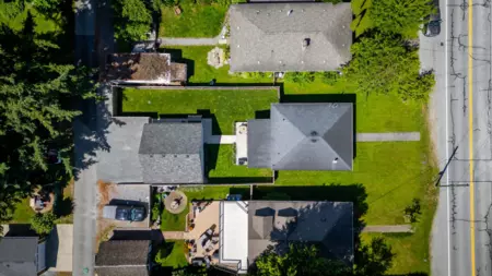 Aerial View of 34850 Clayburn Road, Abbotsford, BC