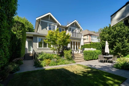 Aerial View of 4256 W 14th Avenue, Vancouver, BC