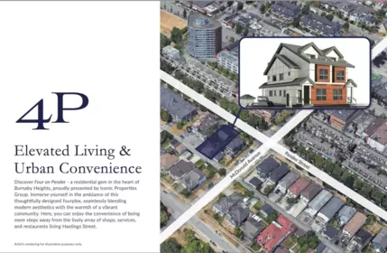 1 3982 Pender Street, Burnaby, BC, Burnaby — Quadruplex for sale