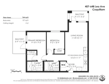 Backyard Photo of 407 648 Lea Avenue, Coquitlam, BC