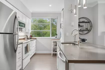 Kitchen Island Photo of 311 2020 E Kent Avenue South, Vancouver, BC