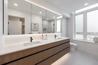 Powder Room Photo of 102 639 Aspen Street, Coquitlam, BC