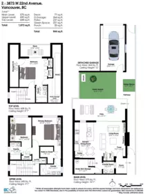 2 3873 W 22nd Avenue, Vancouver, BC, Vancouver — Half Duplex for sale