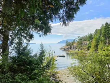 Exterior Rear Photo of SITE 8 SC 122 Bowyer Island Estates, West Vancouver, BC