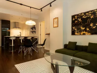 Family Room Photo of 2 1777 W 7th Avenue, Vancouver, BC