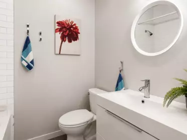 Guest Bathroom Photo of 101 3070 Guildford Way, Coquitlam, BC