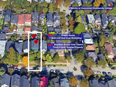1055 E 11th Avenue, Vancouver, BC, Vancouver — Quadruplex for sale