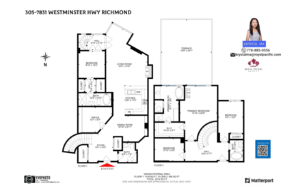 301 7831 Westminster Highway, Richmond, BC, Richmond — Townhouse for sale
