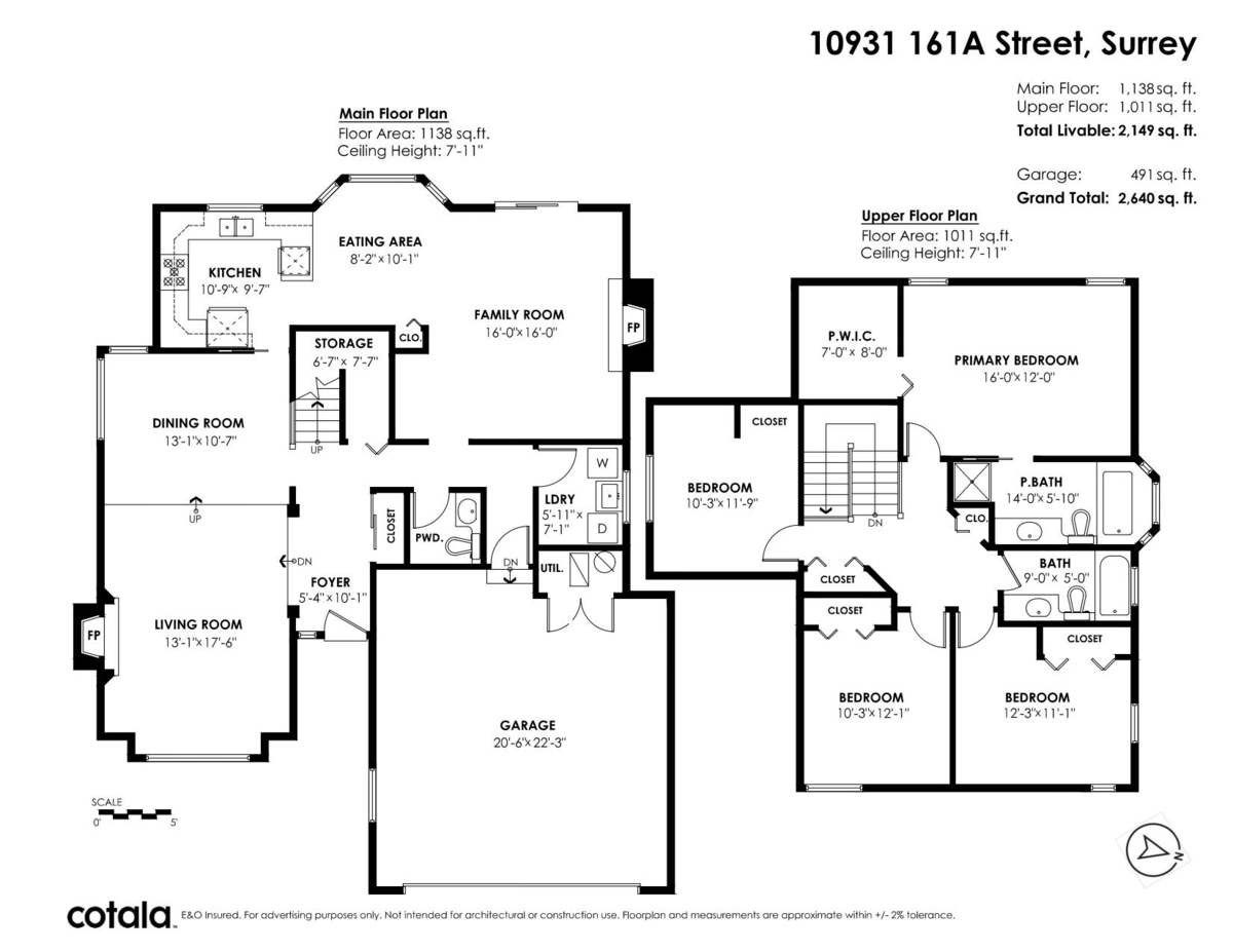 Exterior Rear Photo of 10931 161a Street, Surrey, BC