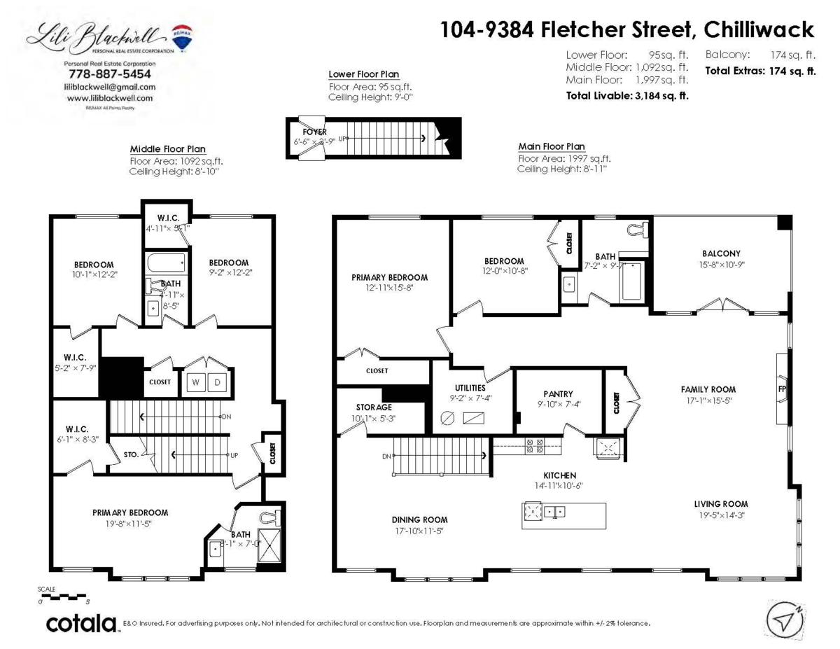 Exterior Rear Photo of 104 9384 Fletcher Street, Chilliwack, BC