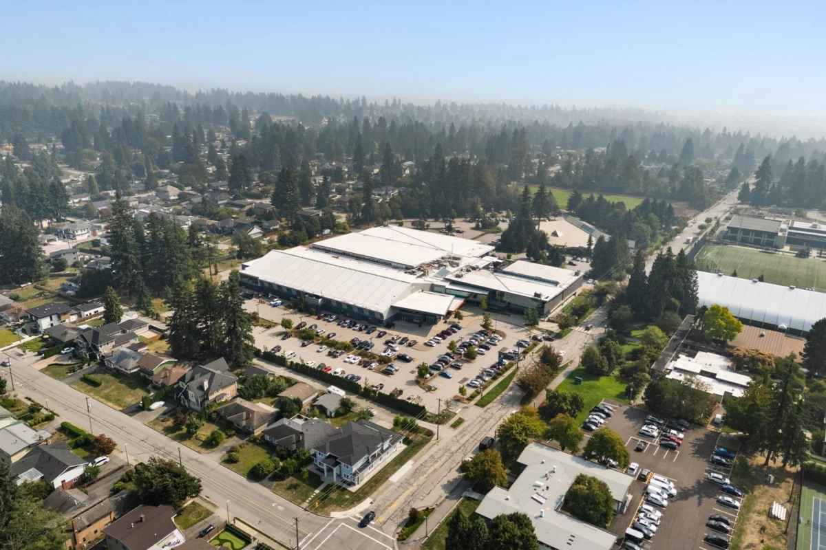 Aerial View of 695 Newport Street, Coquitlam, BC