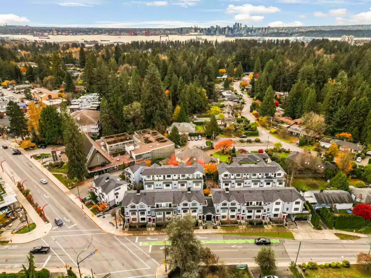 Exterior Rear Photo of 5 1133 Ridgewood Drive, North Vancouver, BC