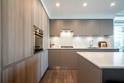 Kitchen Island Photo of 2401 3833 Evergreen Place, Burnaby, BC