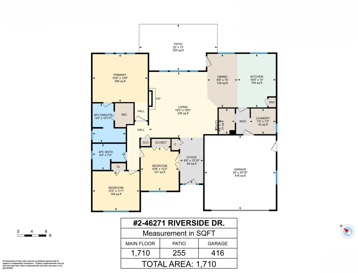 Living Room Photo of 2 46271 Riverside Drive, Chilliwack, BC