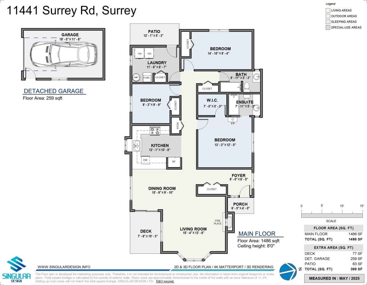 Outdoor Deck Photo of 11441 Surrey Road, Surrey, BC