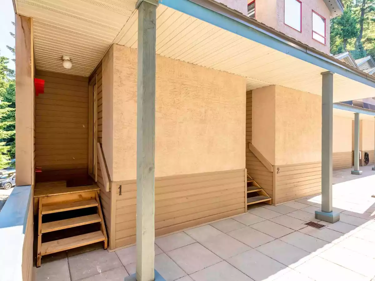 Exterior Rear Photo of 1 2101 Whistler Road, Whistler, BC