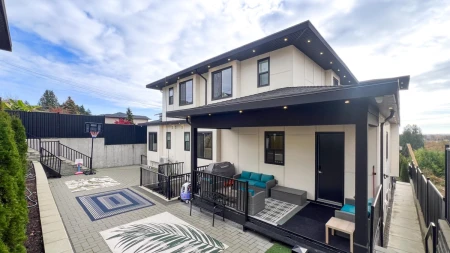 Aerial View of 4479 Carson Street, Burnaby, BC