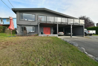 Aerial View of 4926 Laurel Avenue, Sechelt, BC