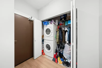 Laundry Room Photo of 401 1188 Johnson Street, Coquitlam, BC