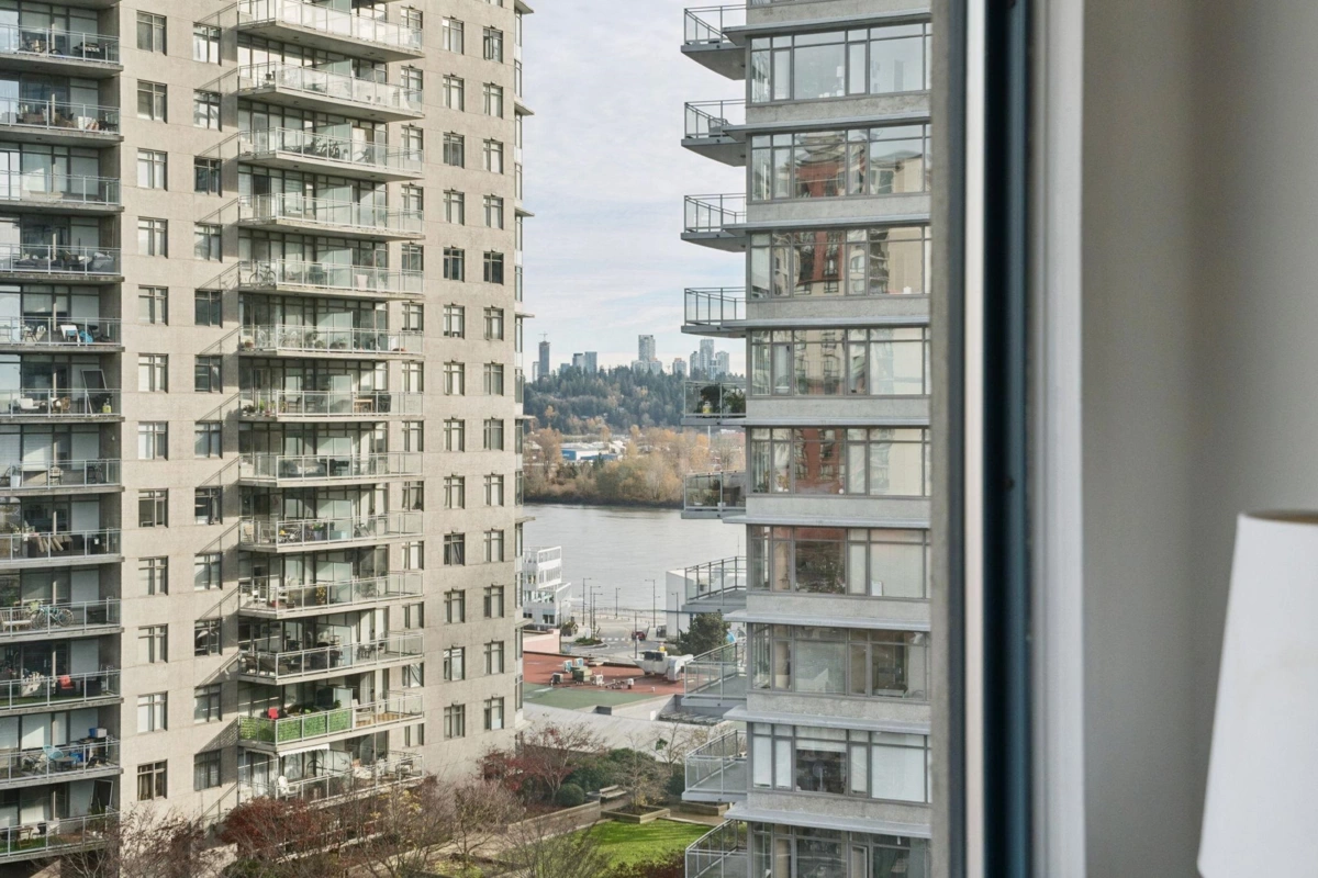 Outdoor Patio Photo of 1402 828 Agnes Street, New Westminster, BC