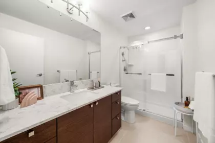 Basement Recreation Room Photo of 407 201 Morrissey Road, Port Moody, BC