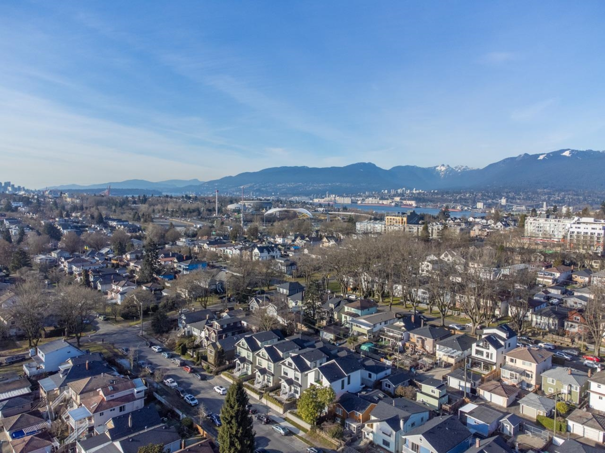 Aerial View of 1 3547 E Georgia Street, Vancouver, BC
