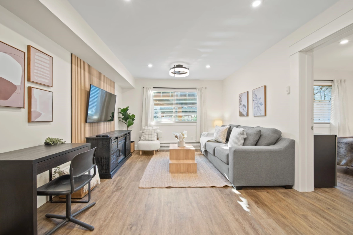 Living Room Photo of 101 2021 Karen Crescent, Whistler, BC