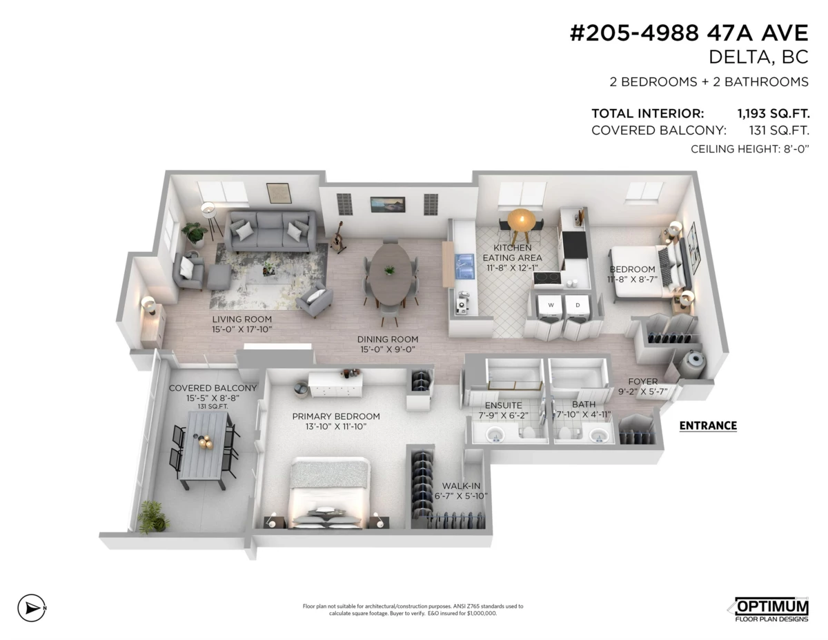 Exterior Rear Photo of 205 4988 47a Avenue, Delta, BC