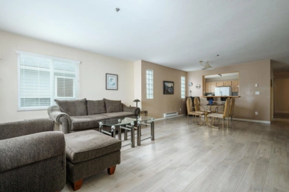 Front exterior of 205 4988 47a Avenue, Delta, BC