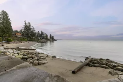 Aerial View of 3298 Radcliffe Avenue, West Vancouver, BC
