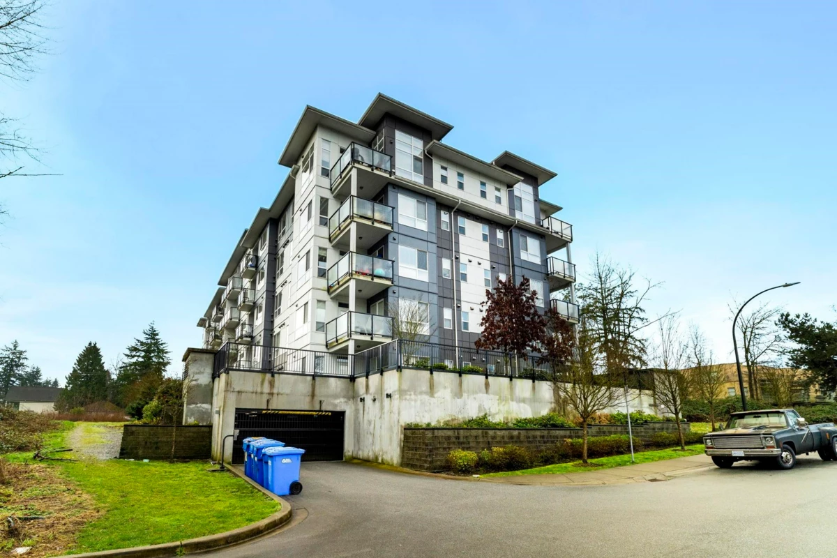 Aerial View of 306 22315 122 Avenue, Maple Ridge, BC