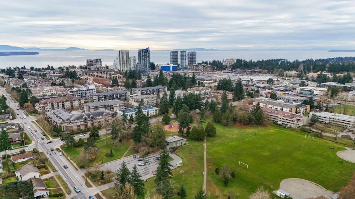 Aerial View of 1921 155 Street, Surrey, BC