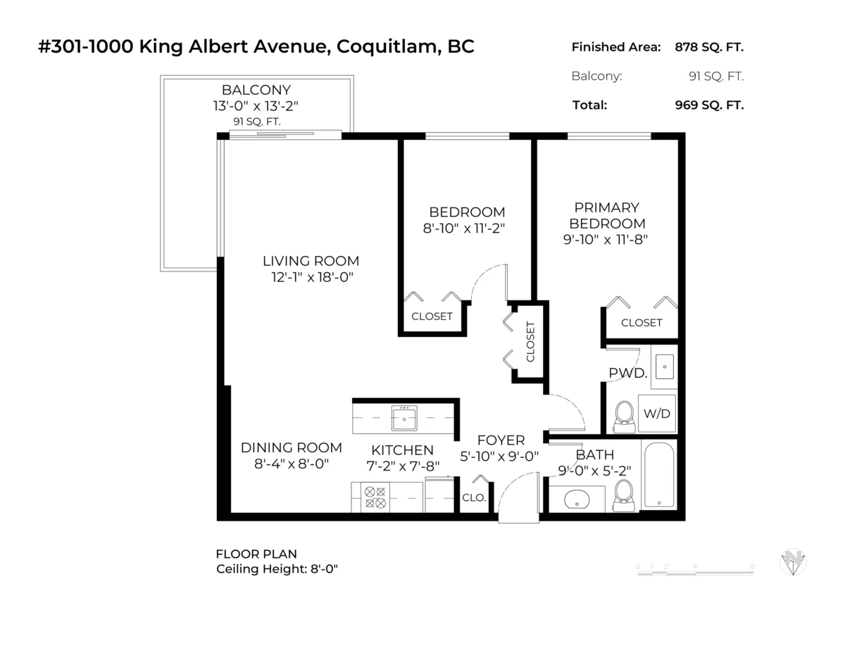 Outdoor Patio Photo of 301 1000 King Albert Avenue, Coquitlam, BC