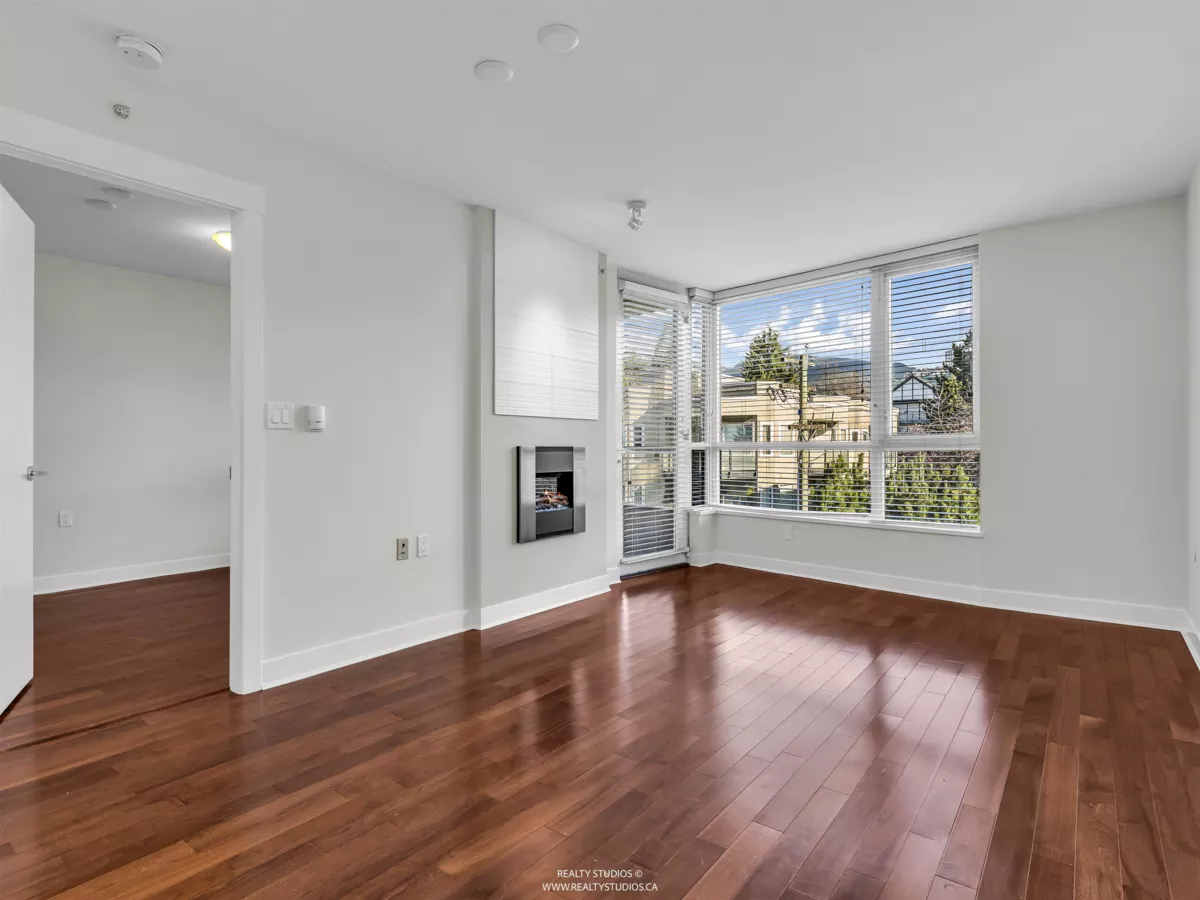 Living Room Photo of 506 160 W 3rd Street, North Vancouver, BC