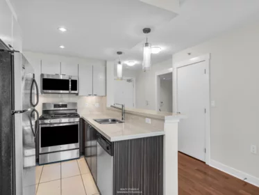 Kitchen Island Photo of 506 160 W 3rd Street, North Vancouver, BC