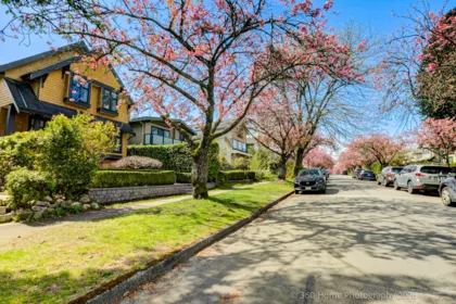 Aerial View of 3820 W 21st Avenue, Vancouver, BC