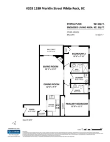 Outdoor Patio Photo of 203 1280 Merklin Street, White Rock, BC