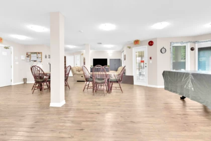 Basement Recreation Room Photo of 302 17740 58a Avenue, Surrey, BC