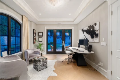Aerial View of 397 Southborough Drive, West Vancouver, BC