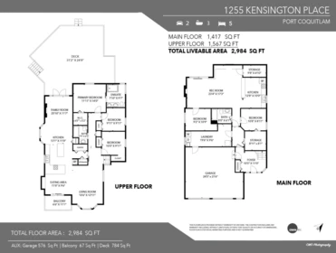 Playground / Recreational Area Near 1255 Kensington Place, Port Coquitlam, BC