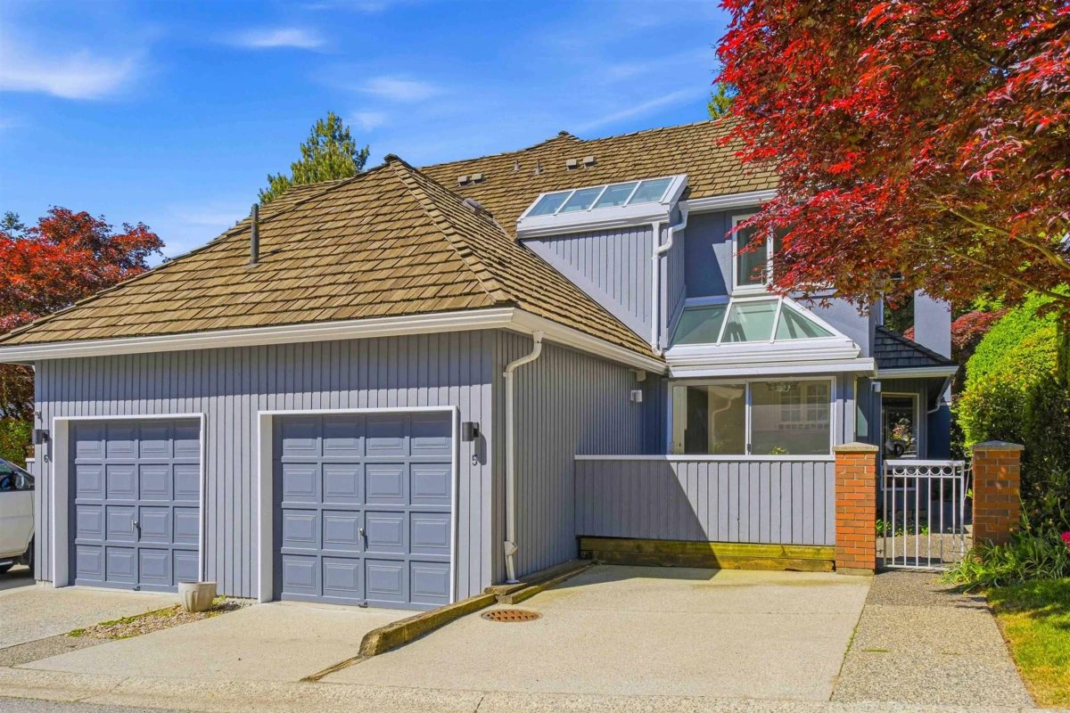 Exterior Rear Photo of 5 1925 Indian River Crescent, North Vancouver, BC
